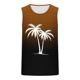 thumbnail image 3 of Camiseta sin mangas de cuello redondo para hombre, moda informal de verano, chaleco holgado, estampado deportivo, camiseta sin mangas de cuello redondo, blusa de poliéster para hombre, 3 of 3