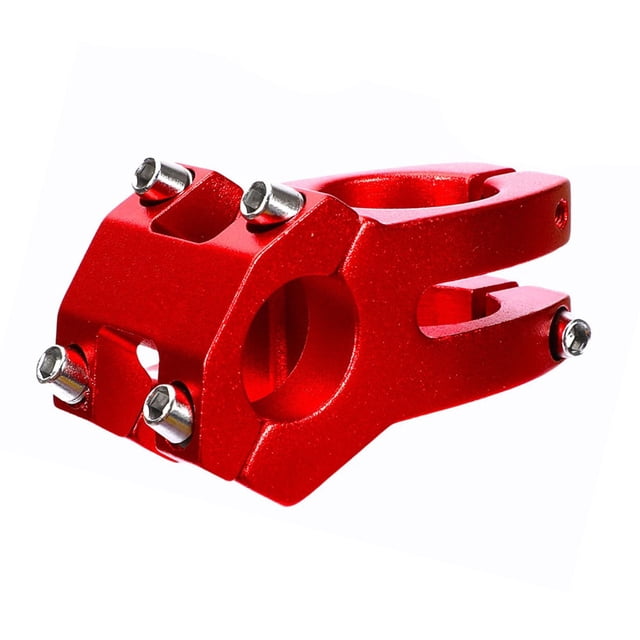 Mountain Bike Aluminum Alloy Short Stem 31.8/25.4mm X35mm Handlebar Riser 25.4X35Red