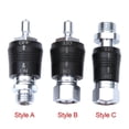 thumbnail image 1 of Scuba Diving Regulator Adaptor 9/16 Thread Connector with On Off Switch BCD Push Valve Medium Pressure for Hardware Replacement, 1 of 5