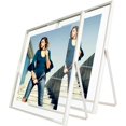 thumbnail image 1 of Gold Floating Frame &#x Vertical Set For Picture x x x Tabletop Shelf Photo Frame Classy For Wedding Birthday Anniversary Home or Office Decor, 1 of 9
