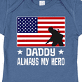 thumbnail image 4 of Inktastic Military Soldier Daddy Always My Hero Boys or Girls Baby Bodysuit, 4 of 5