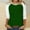 Army Green, variant on Sweatshirts for Women Trendy Crop Sweatshirt for Womens Patchwork Color 3/4 Sleeve Loose Round Neck Pullover Blouse Tunic Tops Mint Green M