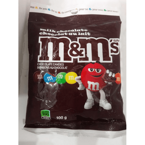 M&M'S, Milk Chocolate Candies, Sharing Bag, 3.5 oz