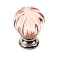 thumbnail image 4 of Tahoe - Glass, Knob 1-1/4" dia. Polished Chrome/Rose, 4 of 7