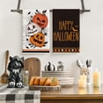 thumbnail image 5 of Sm:)e Spider Web Jack-O'-Lantern Pumpkin Happly Halloween Kitchen Dish Towels 18x26 Inch Set of 2, 5 of 6