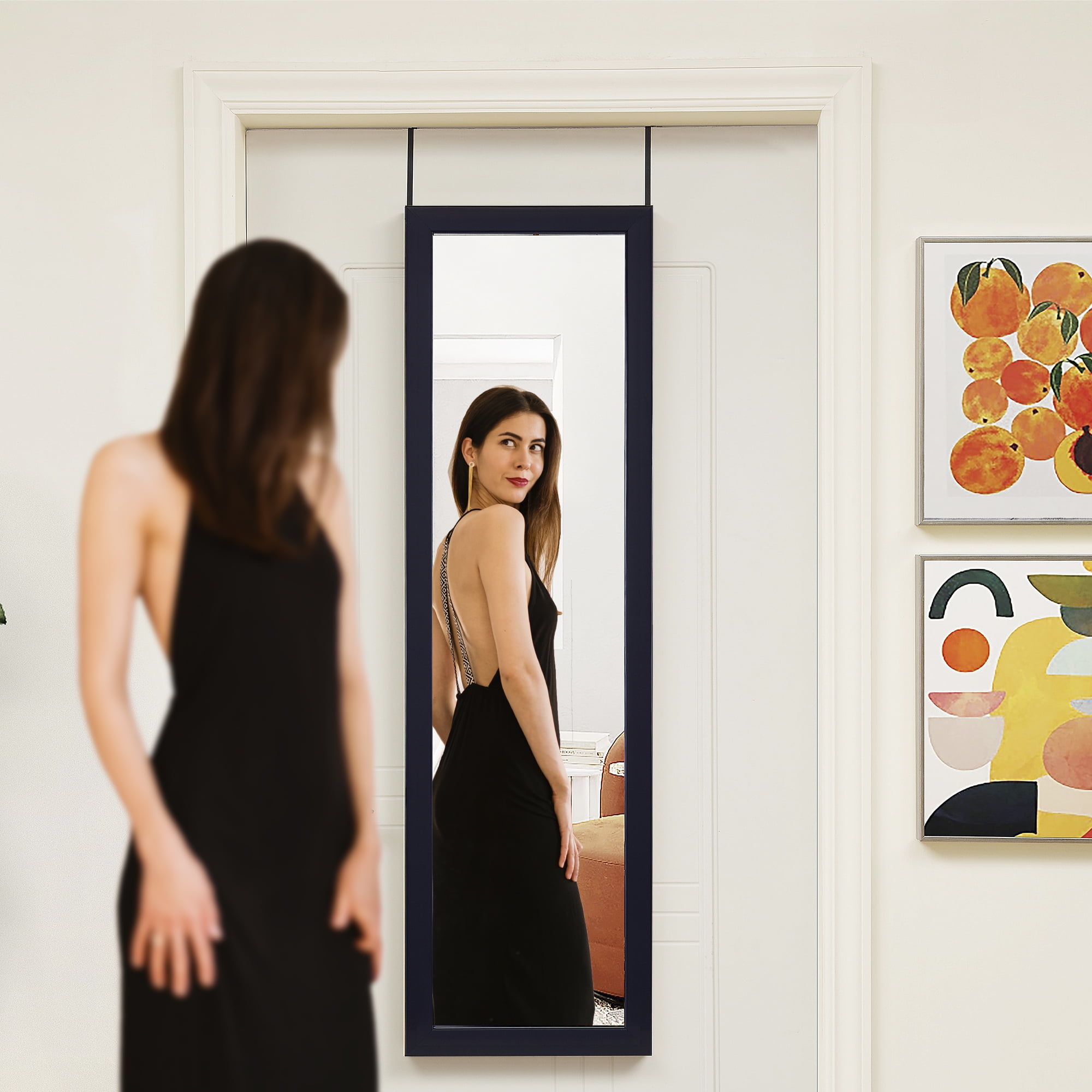 48 Inch Mirror for Over The Door Long Door Hanging Mirror 48 Inch Wall