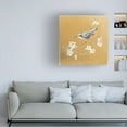 thumbnail image 2 of Trademark Fine Art 'Nuthatch on Gold' Canvas Art by Danhui Nai, 2 of 4