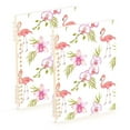 thumbnail image 3 of joogoo Spiral Journal Notebook Flamingo Flowers College Ruled Notebooks 8.3" x 5.7" 1 PC, 3 of 8