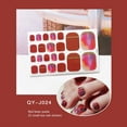 thumbnail image 1 of WREESH Toe Nail Stickers Toe Nail Stickers Bronzing Imitation Diamond Nail Stickers, 1 of 2