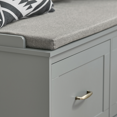 thumbnail image 3 of SoBuy FSR131-HG,Hallway Bedroom Storage Bench Shoe Bench Shoe Rack Shoe Cabinet with Seat Cushion, 3 of 7