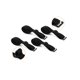 thumbnail image 4 of Tirantes de sujetador para mujeres INSPIRE CHIC 2 pares 10/12/15/18/20mm de ancho, tirantes elásticos ajustables para hombros, color negro-puro-12mm, 4 of 5