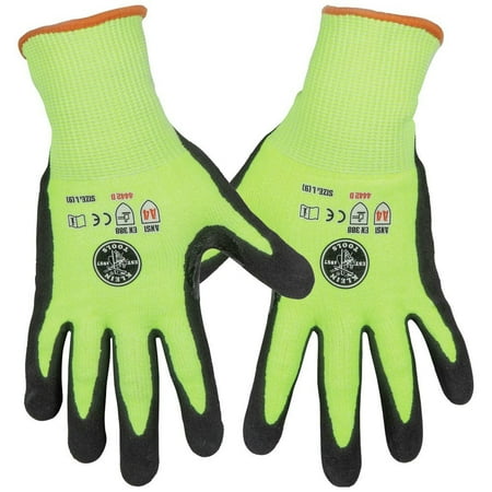 

Klein Tools 60186 Cut Level 4 Touchscreen Work Gloves - Large (2-Pair)