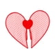 thumbnail image 1 of Correa elástica con forma de corazón de San Valentín para niñas y mujeres para actuaciones escénicas de cosplay. rosa, 1 of 9