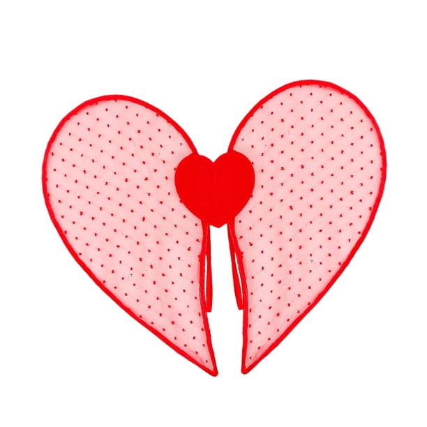 Correa elástica con forma de corazón de San Valentín para niñas y mujeres para actuaciones escénicas de cosplay. rosa