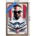 thumbnail image 3 of Marvel Falcon and Winter Soldier - Falcon Illustration Wall Poster, 14.725" x 22.375", Framed, 3 of 3