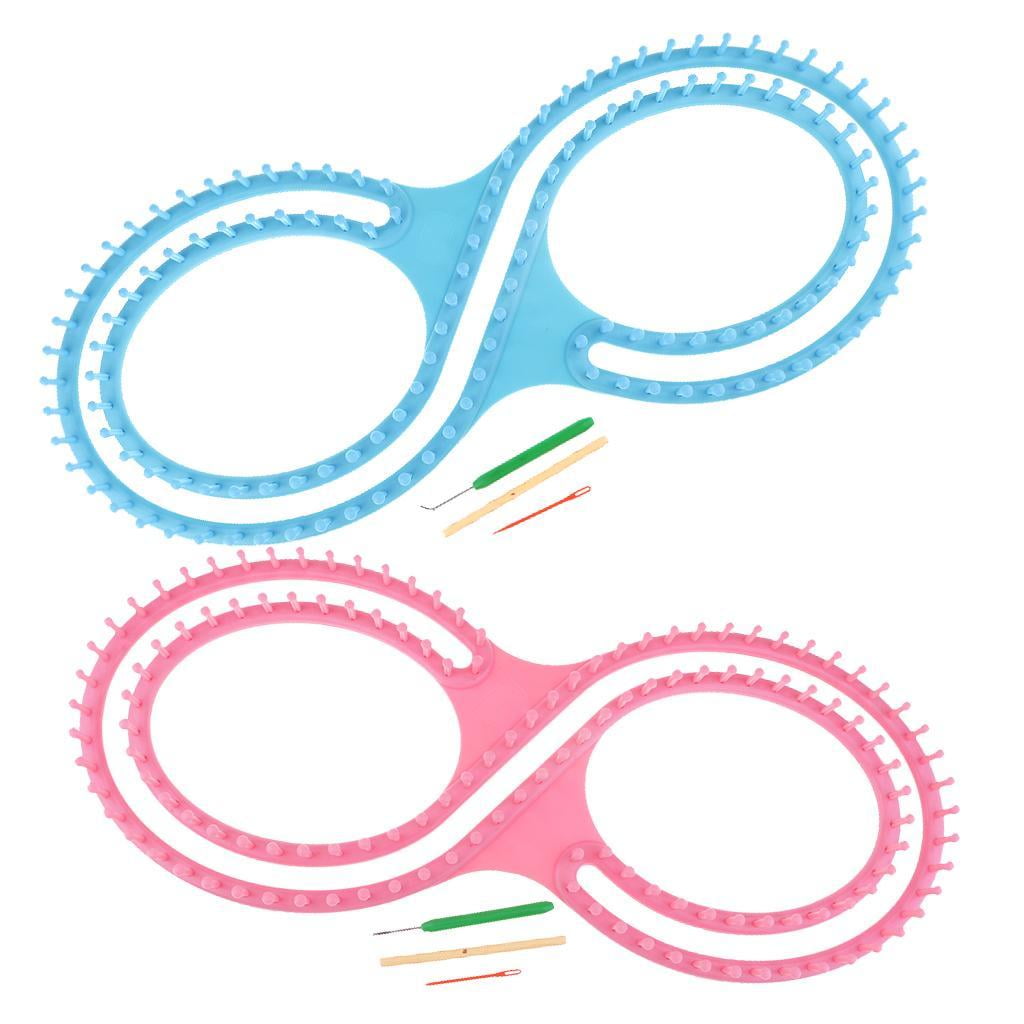 4pcs 8 Shape Loom knitting Board DIY s Knitting s Pink