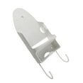 thumbnail image 5 of 1pc Stainless Steel Iron Stand Ironing Board Holder Wardrobe Hanging Rack Double Hook Wall Shelf for Home Hotel (White), 5 of 10
