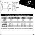 Boy's Cotton Blend Light Weight Waffle Knit Thermal Top & Bottom