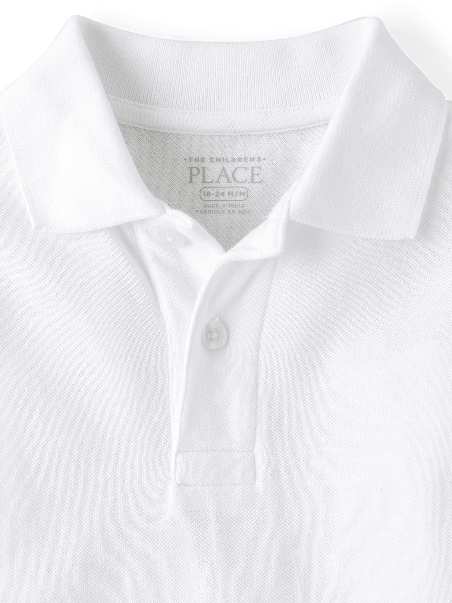 The Children's Place Baby Toddler Boys Uniform Short Sleeve Polo, Sizes 6M-5T