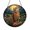 Acrylic 3.5 Inch, variant on Sleeping Cat Moon Scene Stained Glass Style Window Hanging – Cozy Decor