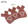 thumbnail image 3 of Unique Bargains 24 Packs 400 Grits 12 Holes Hook & Loop Sandpapers Triangular Sanding Pads Sheets with Extra Tips, 3 of 6