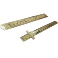 thumbnail image 3 of Assorts Outils de Mesure en Acier Inoxydable (Ensemble de 1 Règle x 6 Pouces & 1 Règle de Jauge de Profondeur x 6 Pouces), 3 of 6