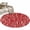 Red, variant on Round Area Rugs Collection 3 Ft, Red Striped Non-Slip Residential Carpet, Classic Minimalist Waves Lines Pattern Indoor Crawling Mats Doormat Runner Rugs Play Mat for Bedroom