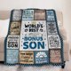 thumbnail image 2 of LHSHID Best Gifts for Bonus Son from Mom Dad Gifts for Stepson Birthday Gifts for Bonus Son Stepson Bonus Son Gifts for Christmas Fathers Day Bonus Son Blanket 30"x40", 2 of 6