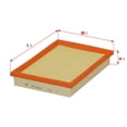 thumbnail image 1 of Filtro de Aire Motor SAKURA 2009 A 2012 Chevrolet L4 1.6L Rectangular, 1 of 3