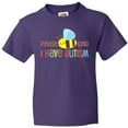 thumbnail image 3 of Inktastic Please Bee Kind, I Have Autism Youth T-Shirt, 3 of 5