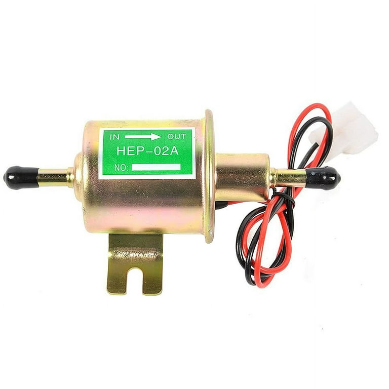 Universal 12V Fuel Pump HEP-02A Electric Gas Low Pressure Crude