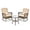 Dark Gray B, variant on Volkmi Adult 1-Piece Wicker Outdoor Bar Set with Rocking Chairs, Dark Gray/Gray