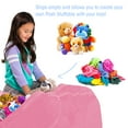 thumbnail image 2 of Posh Creations Bean Bag Stuffable Cover - Toy Organizer, Soft Cover, Kids, 4 ft , Pink, 2 of 3
