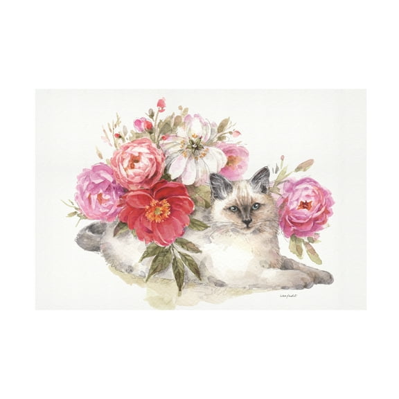 Lisa Audit 'Obviously Pink 21 Landscape' Canvas Art