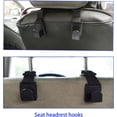 thumbnail image 3 of 2 uds ganchos para coche ganchos para respaldo de asiento de coche ganchos para reposacabezas de coche ganchos multifuncionales para coche suministros para coche ganchos interiores para coch, 3 of 5