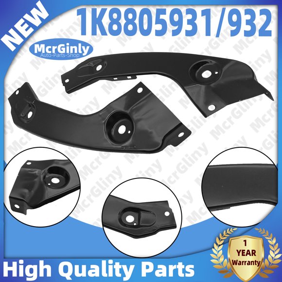 Left & Right Side Radiator Support For 2009-2018 for VW Scirocco 1K8805931 1K8805932