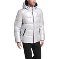 thumbnail image 1 of Chaqueta Tommy Hilfiger para hombre, clásica, con capucha, acolchada, color gris XL, 1 of 5