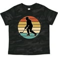 thumbnail image 3 of Inktastic Hockey Player Retro Sunset Boys or Girls Toddler T-Shirt, 3 of 5