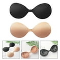 thumbnail image 3 of Gymnture Adhesive Strapless Silicone Bra 2Pcs Push Backless Sticky, 3 of 10