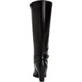 thumbnail image 3 of Charter Club Womens Palmaa Faux-Suede Knee-High Boots Black 9 Medium (B,M), 3 of 4