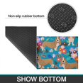 thumbnail image 6 of Basset Hound Dog and Flower-1 Kitchen Rugs Sets Of 2,Anti Fatigue Kitchen Mat Rugs Non Slip Washable,Decorative Kitchen Floor Mats for Kitchen,Sink,Laundry,17"x30"+17"x47", 6 of 7