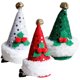 thumbnail image 2 of 3 pinzas para el pelo con forma de gorro navideño, horquillas navideñas, accesorios para el cabello de niñas., 2 of 7