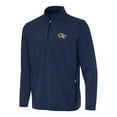 thumbnail image 2 of Men's Antigua Navy Georgia Tech Yellow Jackets Perilous Quarter-Zip Pullover Top, 2 of 3