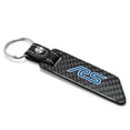 thumbnail image 2 of Ford Focus RS Real Carbon Fiber Blade Style with Black Leather Strap Key Chain, 2 of 6