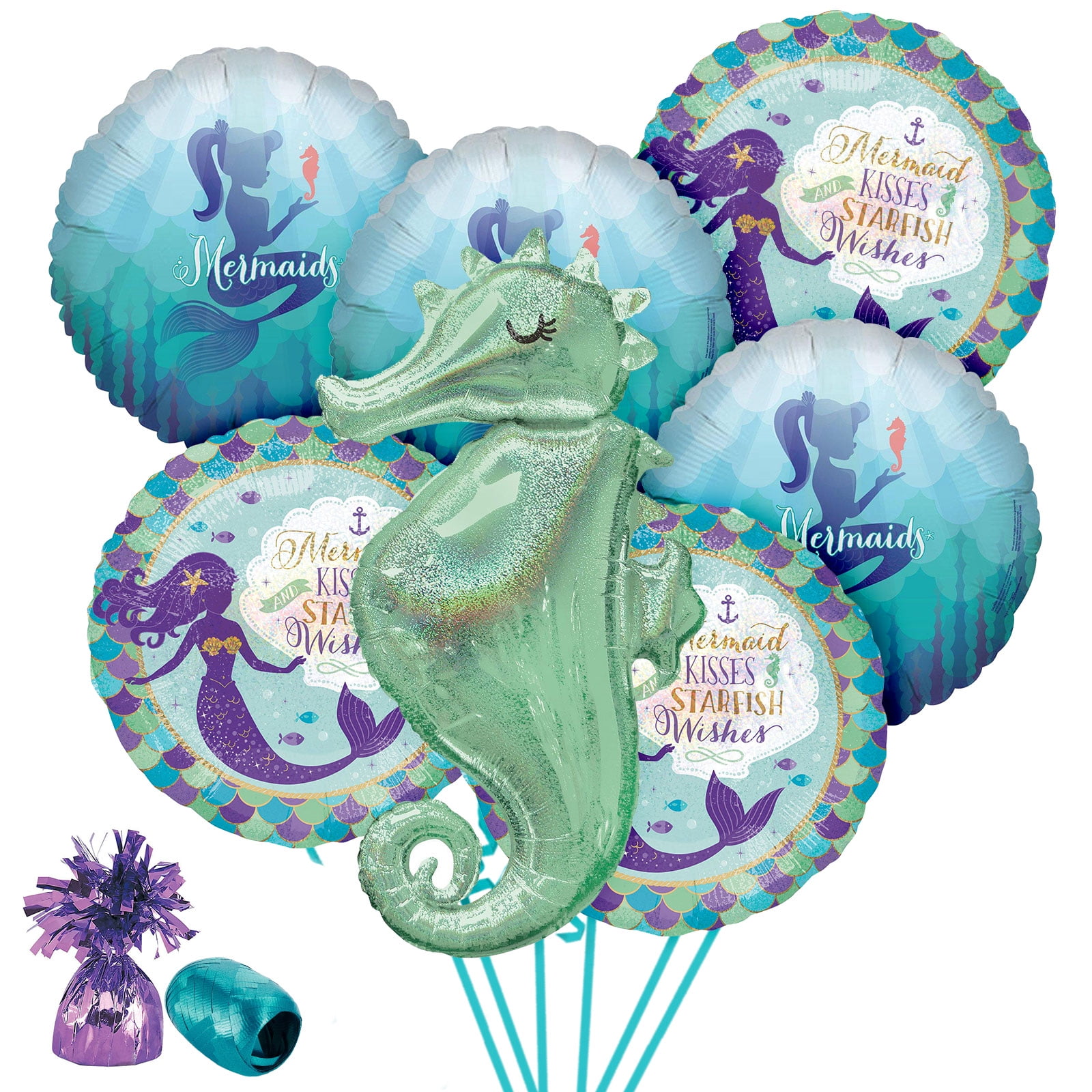 Mermaid Deluxe Balloon Bouquet Kit