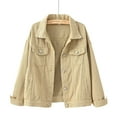 thumbnail image 4 of Lilgiuy Women Spring And Warm Solid Long Sleeve Jacket Outerwear for Wedding, 4 of 5