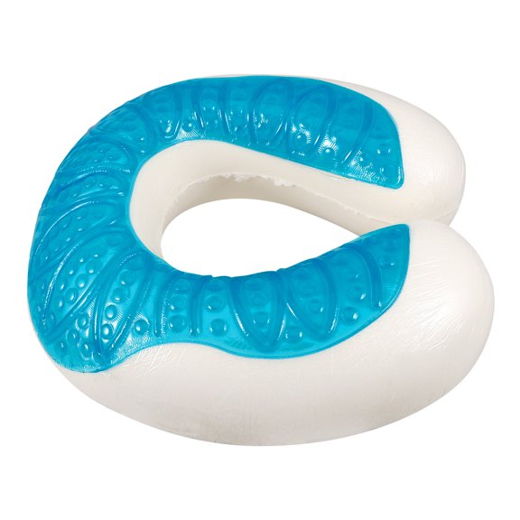 FUTUREORYY Compact Cooling Gel Neck Pillow U Shape Travel Pillow for Adults Neck Support