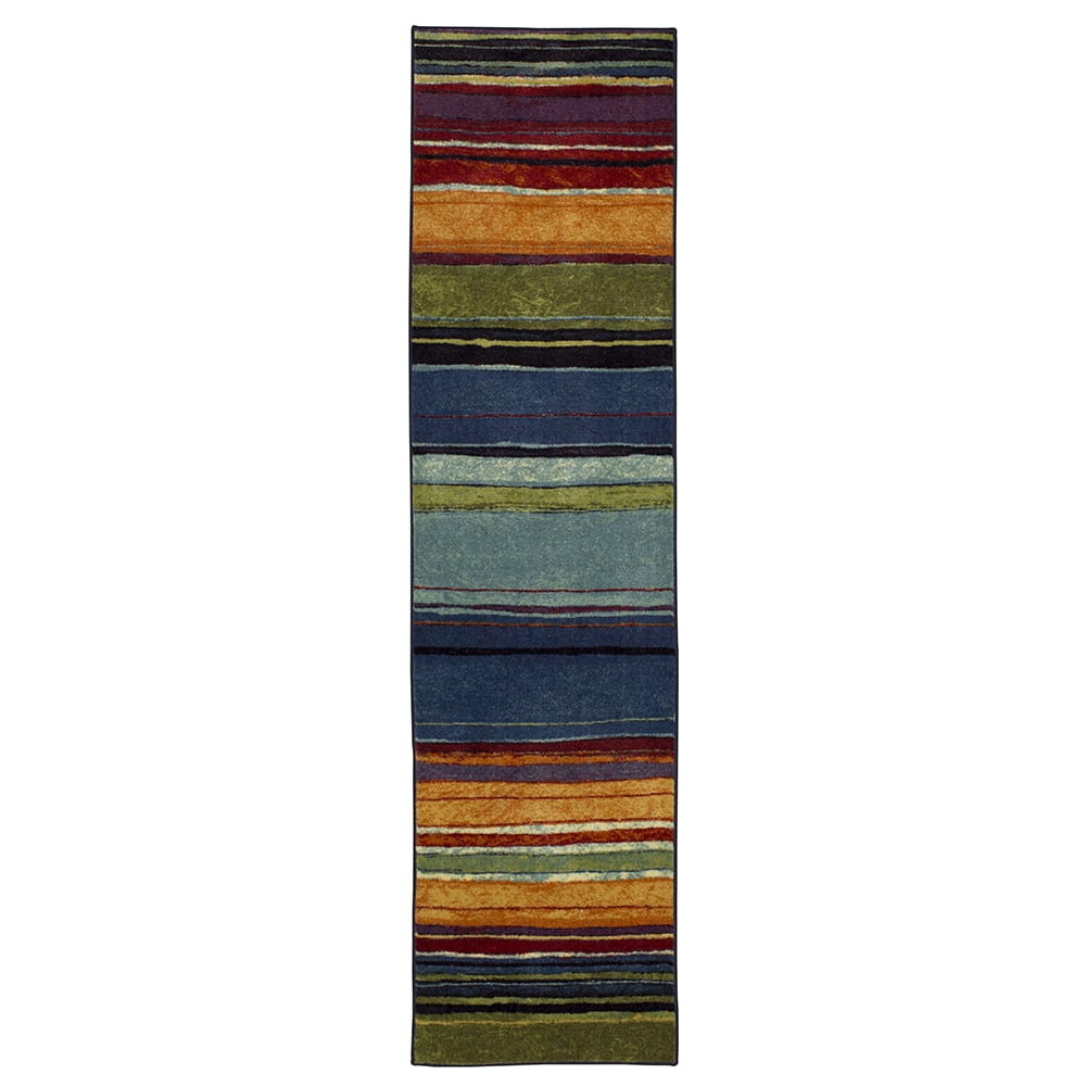 Mohawk Home Rainbow Printed Indoor Nylon Area Rug, Multi, 2' x 5'