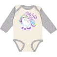 thumbnail image 3 of Inktastic Big Sis unicorn Girls Long Sleeve Baby Bodysuit, 3 of 5