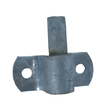 Wood Fence Post Chain Link Gate Hinge With 5/8 Hinge Pin. Constructed of Heavy Duty Galvanized Steel. Horizontal